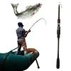 Telescopic Fishing Rod Carbon Fiber Small Short Sea Pole (Spinning Rod 1.8M)