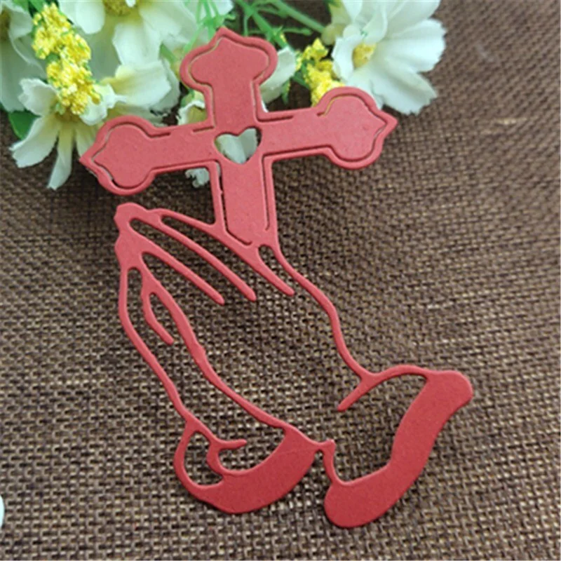 Metal Cutting Dies Vine Cross Bless Stencils For DIY Scrapbooking Decorative Embossing Handcraft Die Cutting Template