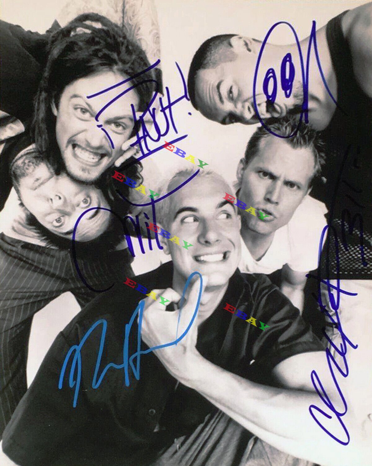 311 BAND Autographed signed 8x10 Photo Poster painting Reprint