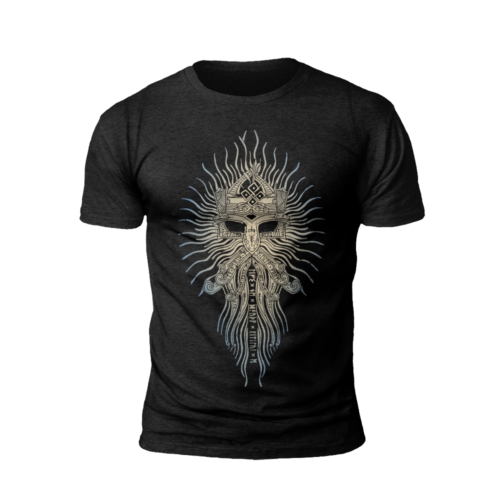 Mystic Majesty: The Norse Mask T-Shirt