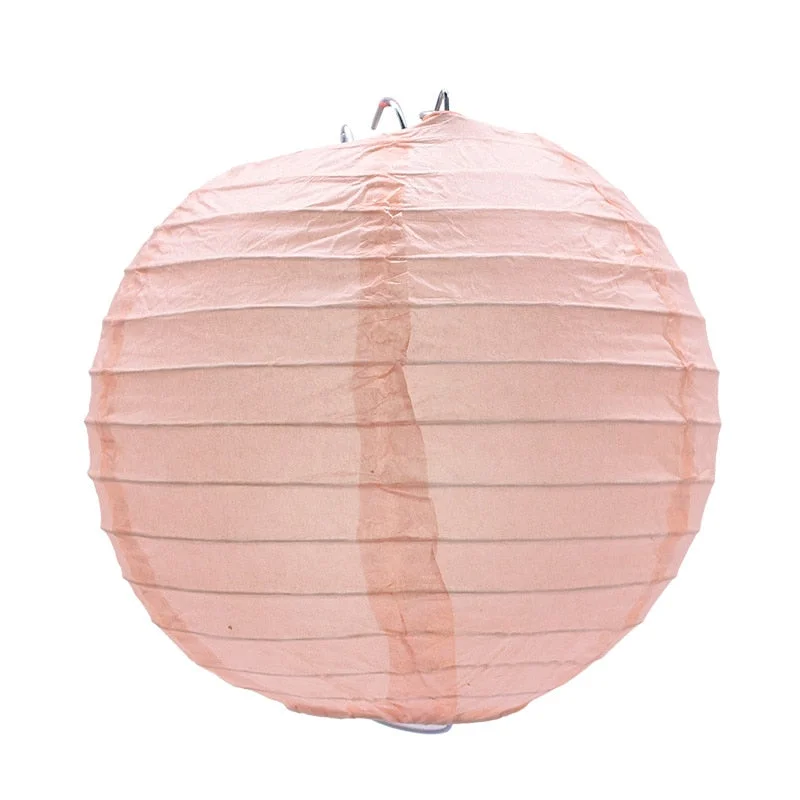 1Pc 4-12inch Round Chinese Paper Lanterns Hanging Lantern Ball for Wedding Birthday Party Decoration Supplies Baby Shower Favors