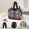 DIY Diamond Art Rhinestone Makeup Bag Crystal Transparent PVC Storage Pack Gift