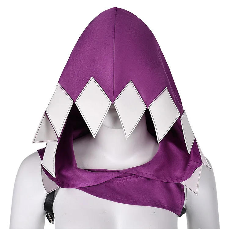 Arcane: League Of Legends 2 (2024) Jinx Purple Hood Hat Mask Weapons Cosplay Accessories Props