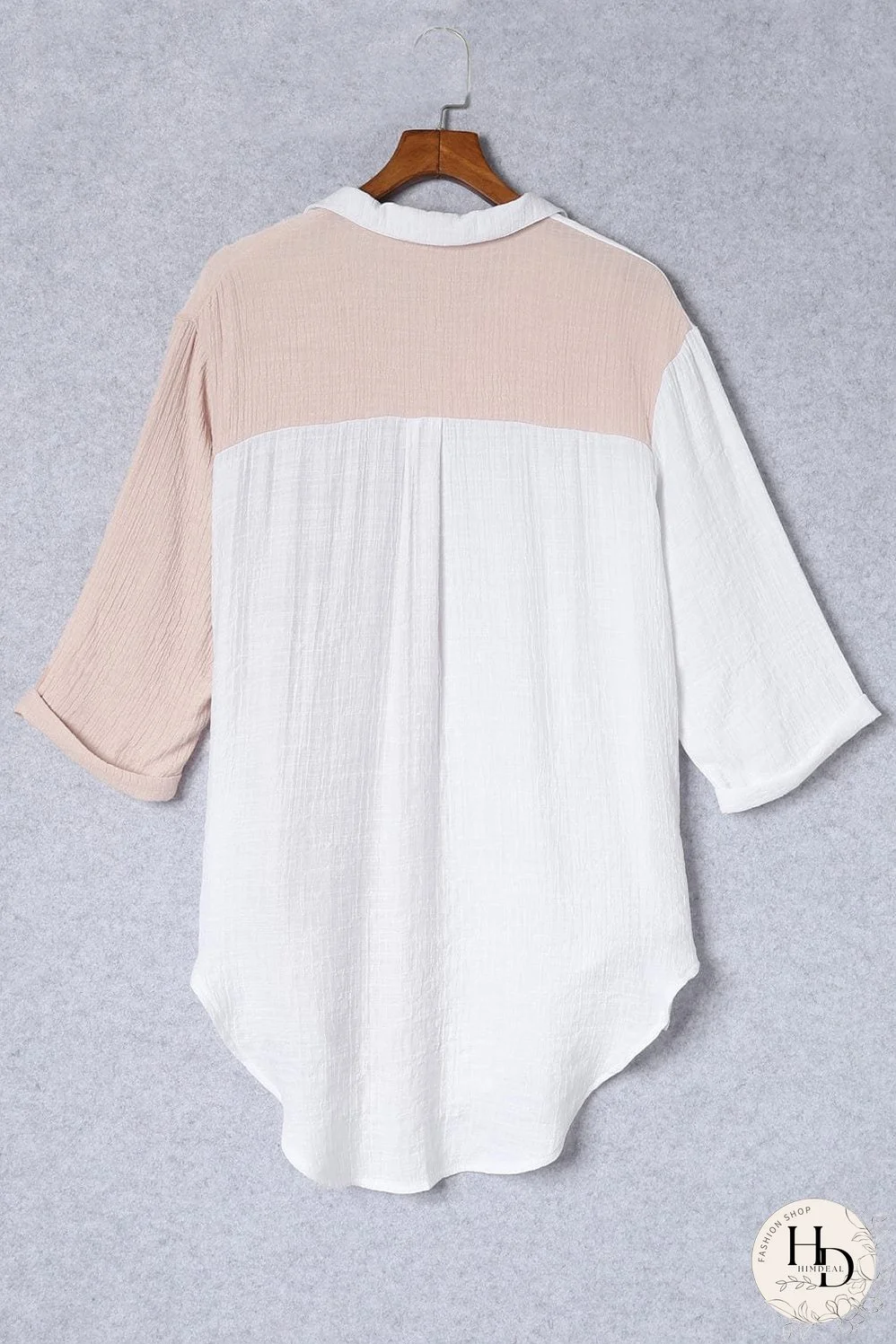 Stylish Linen and Cotton Blend Top