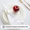 Classic Plain White Resturant Hotel Catering Napkins