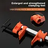 3/4in Wood Gluing Pipe Clamp Set Heavy Duty Multifunctional for Home Improvement