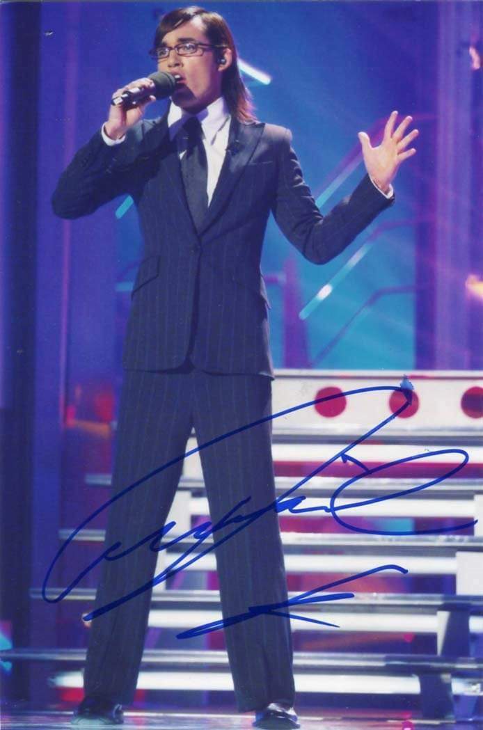 POP SINGER Daniel Küblb?ck autograph, IP signed Photo Poster painting