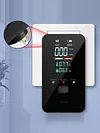 4-in-1 Portable Carbon Monoxide Alarm with Digital Display Plug-in Carbon Monoxide Detector Temperature and Humidity Monitor for Travel Home Hotel Camping RV