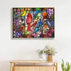 Diamond Painting -DIY Round Drill Stained Glass Bird(50x40cm)