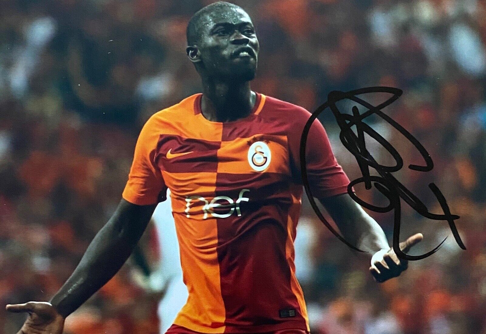 Badou Ndiaye Genuine Hand Signed 6X4 Photo Poster painting - Galatasaray