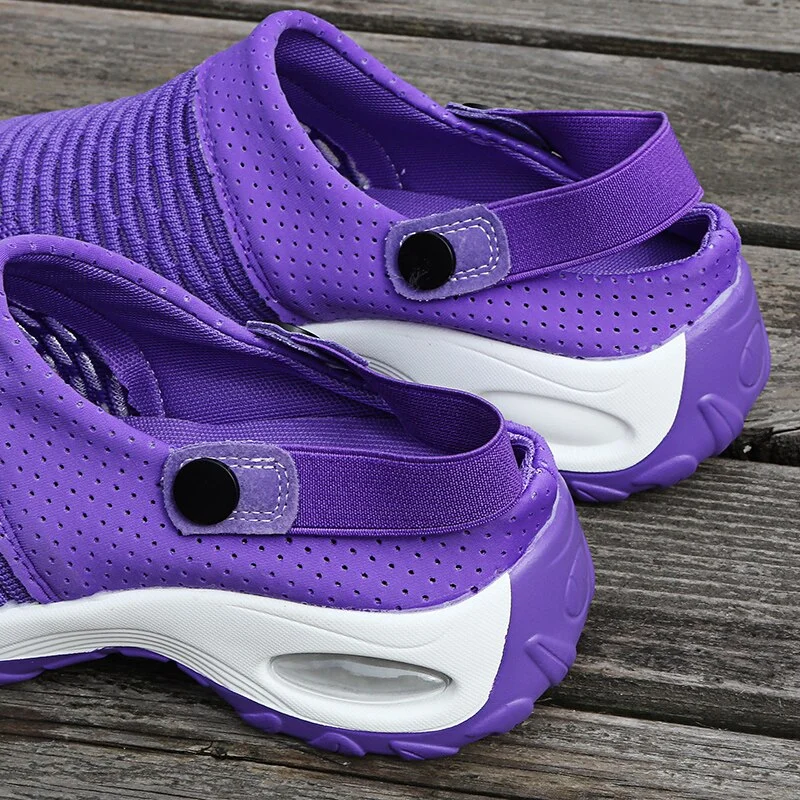 Women Clogs Platform Sanitary Clogs Woman Sandals Mesh Women's Sandal Summer Causal Beach Clogs Wear Sandalias Zapatillas Mujer
