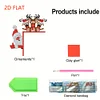 (US Local) Pattern Christmas Theme Christmas Door Frame Decorations for Wall Window