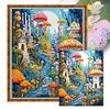 Mushroom Town-11CT Stamped Cross Stitch 65*80cm/25.59*31.5in (Big Size) tapestrymarket
