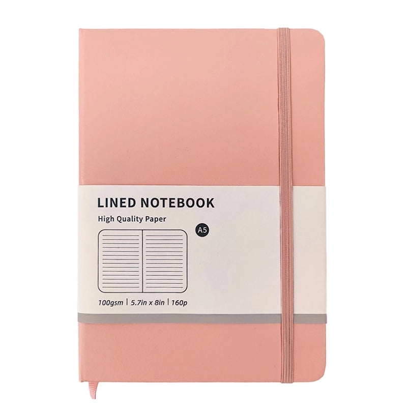 1 Piece Solid Color Learning Paper Preppy Style Notebook