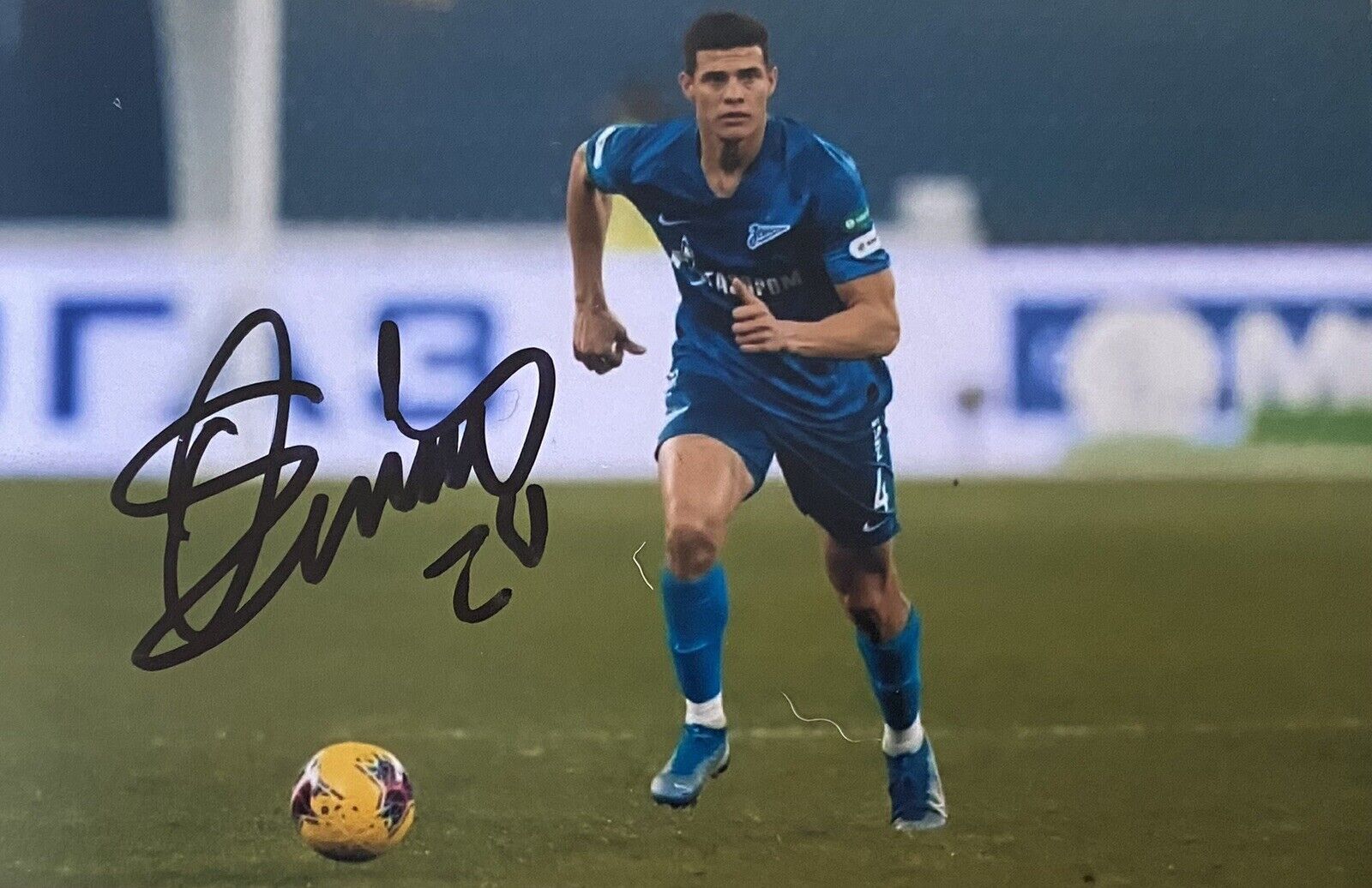 Yordan Osorio Hand Signed Zenit St Petersburg 6X4 Photo Poster painting