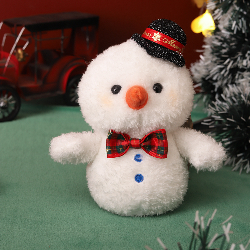 Cute Christmas dolls Christmas trees reindeer snowmen plush toys Christmas decorations doll ornaments-MERUMOTE