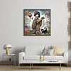Japanese Geisha-11CT Stamped Cross Stitch 40*40cm
