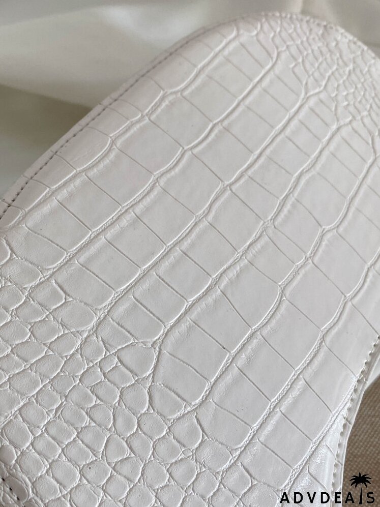 Croc Embossed Hobo Bag