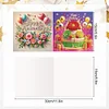 (US Only)6PCS DIY Diamond Art Greeting Cards Birthday Theme Congratulations Cards & Gifts