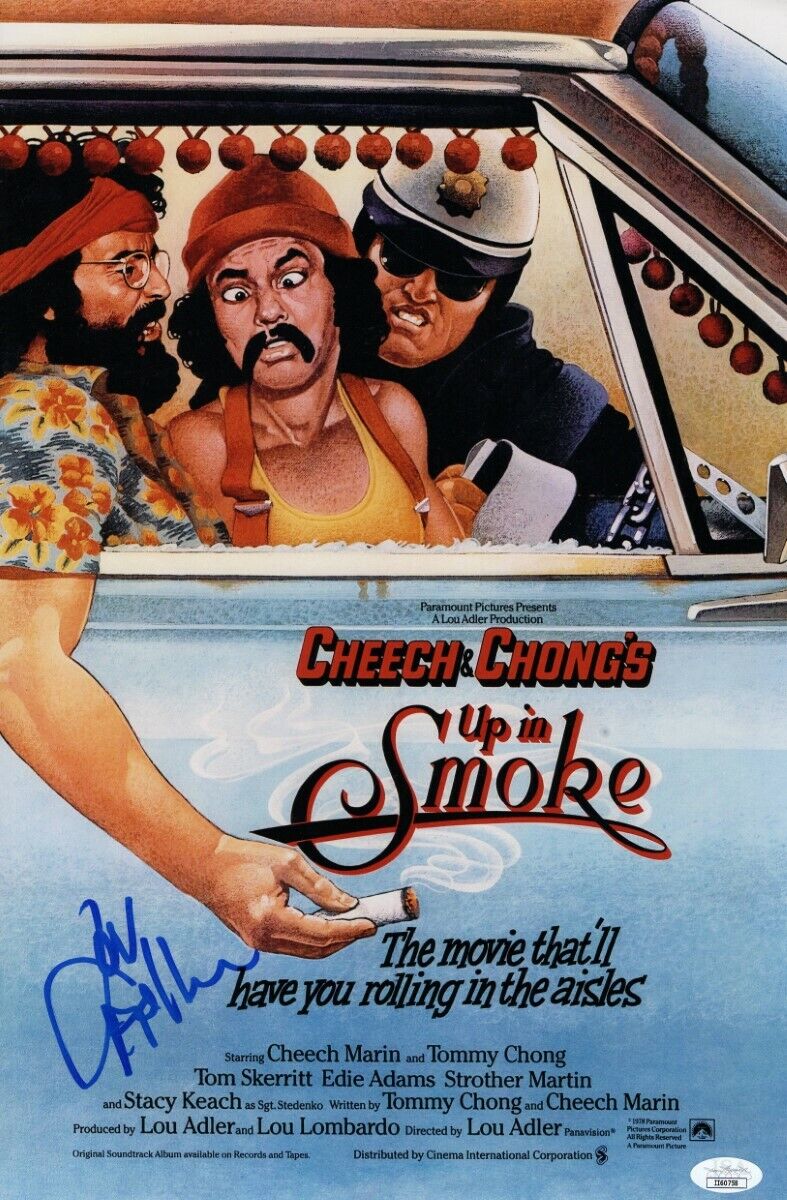 Lou Adler Signed Autographed 11X17 Photo Poster painting Cheech & Chong Up in Smoke JSA II60758