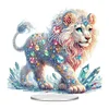Diamond Painting Acrylic Lion Desktop Ornaments