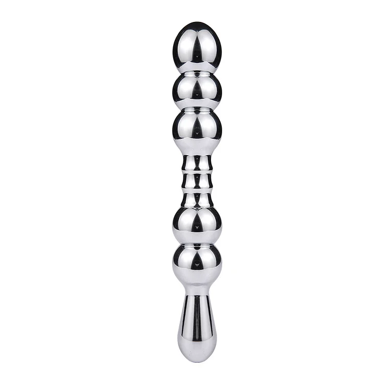 Double Head Metal Anal Beads