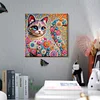 (Pre-Framed)Cat -Special Shape Diamond Painting Kit(29x29cm)
