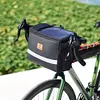 8L Bike Front Bag Waterproof Touch Screen Phone Handlebar Bag for Camping