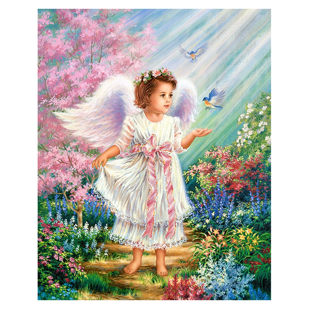 

40*50CM - Square Drill Diamond Painting - Little Angel, 501 Original