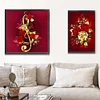 2 PCS Rose - Full Embroidery 3 Strands 11CT Stamped Cross Stitch - 40*58CM