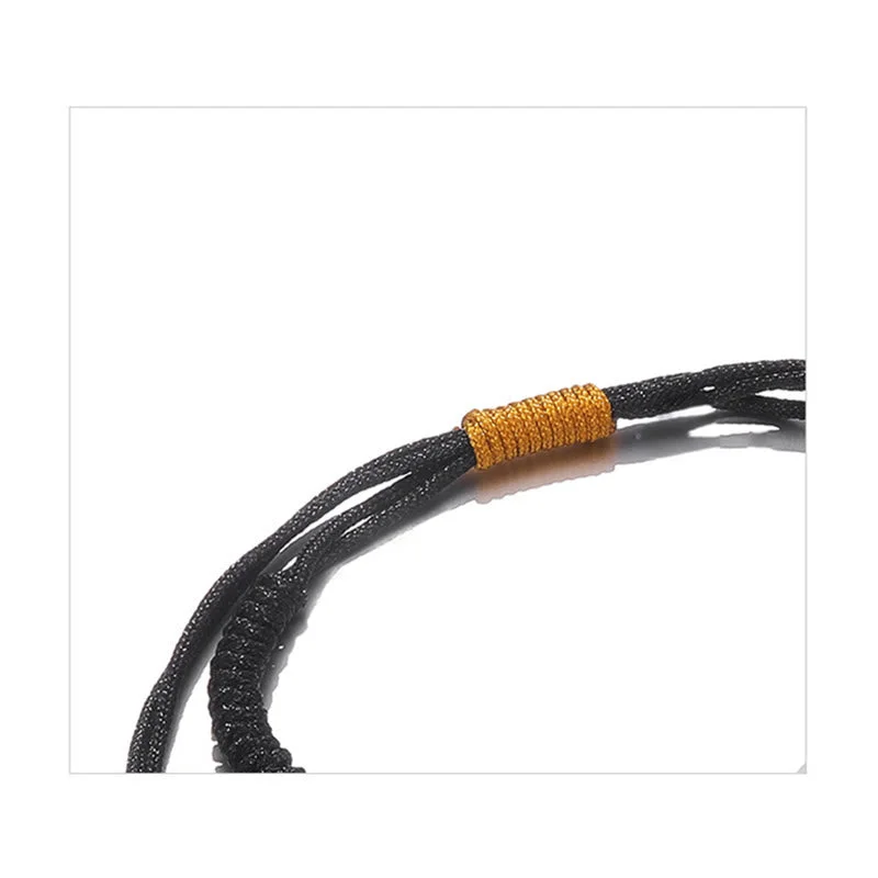 Green Aventurine White Jade 2Pcs Peace Buckle Luck Braided Couple Bracelet