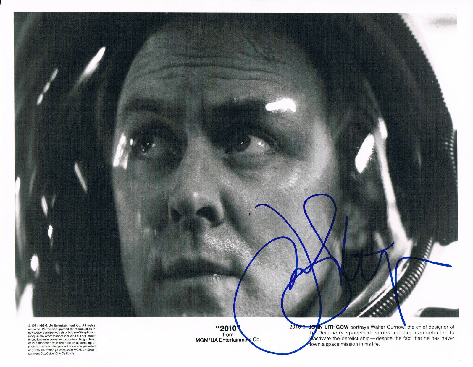 John Lithgow genuine autograph 8x10 Photo Poster painting signed In Person 2010 science fiction