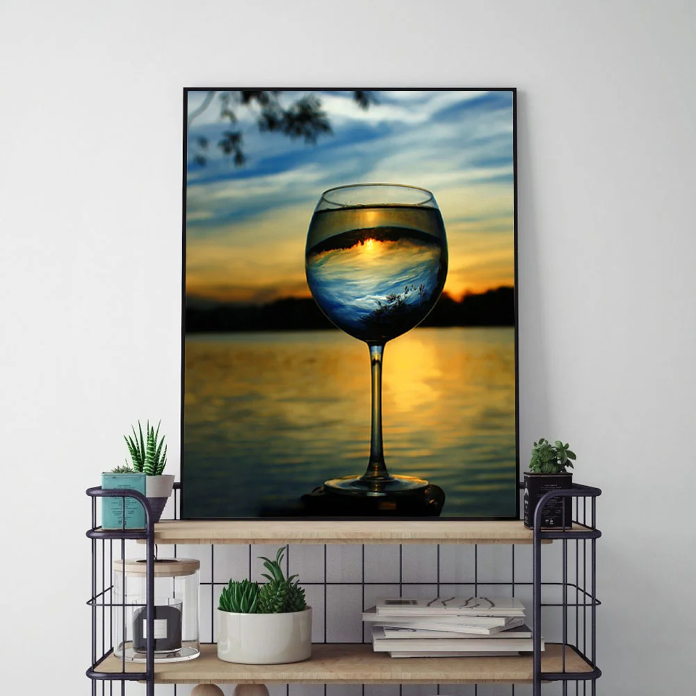 Glass Scenery - Paint By Number(40*50cm)