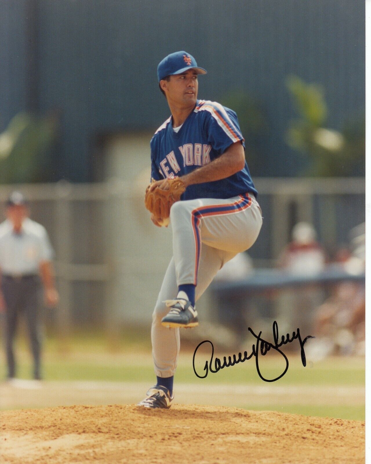 Ron Darling #0 8x10 Signed Photo Poster painting w/ COA New York Mets