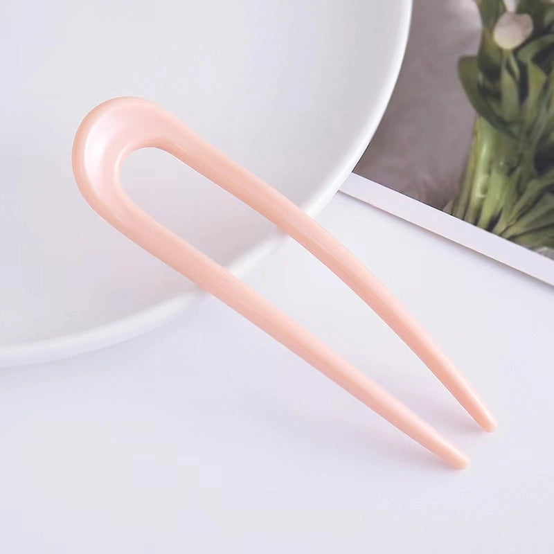 U-shaped Hairpin Women’s High-end Antique Style New Chinese Style Hair Hair Hairpin Headwear Simple Modern Daily Fixed Hairpin