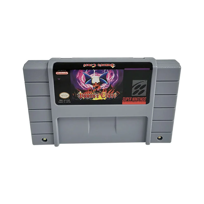 Demon's Crest SNES For Super Nintendo Entertainment System - 16 Bit US Version Game Cartridge