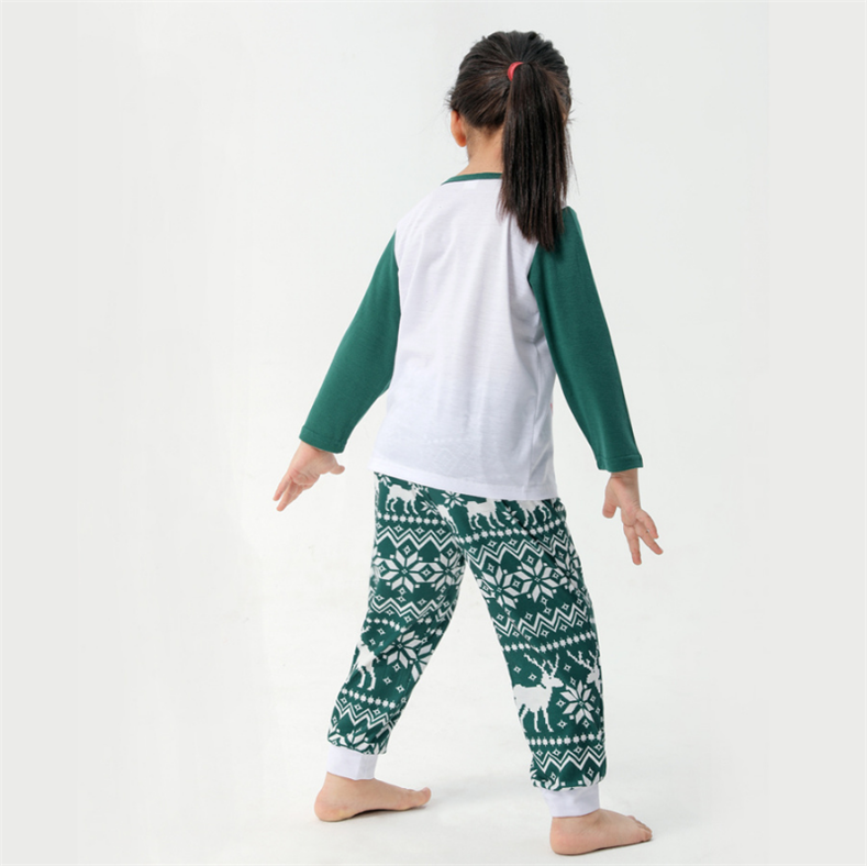 Christmas Print Parent-child Pajamas Set (with Pet Dog Clothes)