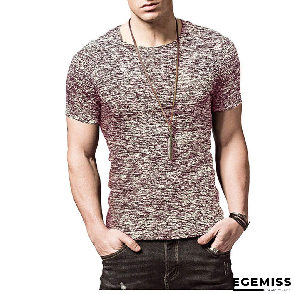 Summer Short-sleeved Men's T-shirt Sport Quick Dry Shirt with Round Neck | EGEMISS
