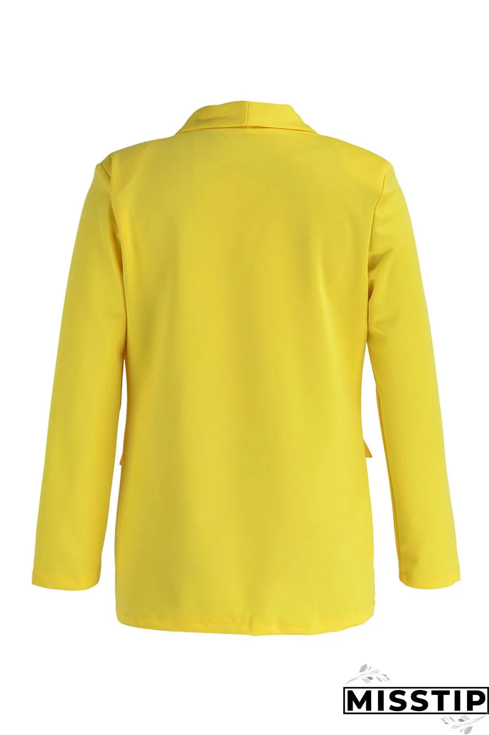 Black Fashion Casual Solid Patchwork Cardigan Turn-back Collar Outerwear