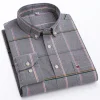New style cotton anti-wrinkle casual stand collar long sleeve shirt