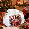 Gnome Christmas Truck DIY PULeather Diamond Painting Tissue Box for Adults Beginners Large Size Diamond Art Paper Storage Holder for Living Room Bathroom Table Decor