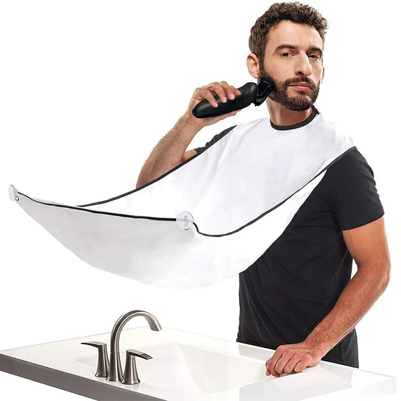 Meladen™ Beard bibs strong suction cup non-stick cloth shave beard