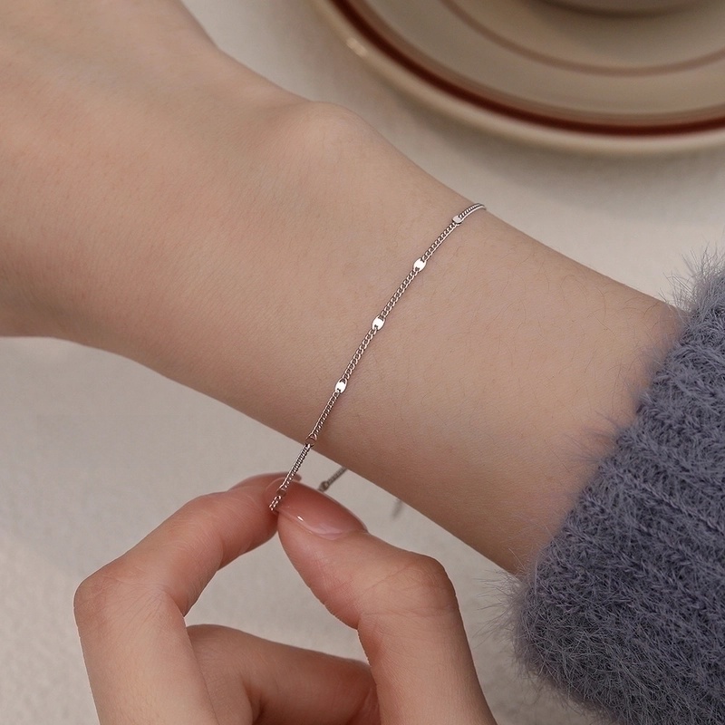 925 Sterling Silver Bracelets Minimalist