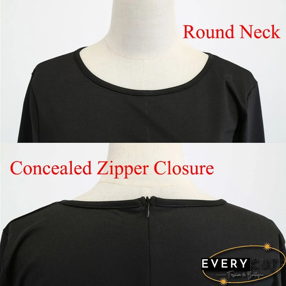 6 Styles Fashion Lady Autumn and Winter Xmas Clothes Christmas Costume Casual Long Sleeve Halloween Print Party Dress Plus Size