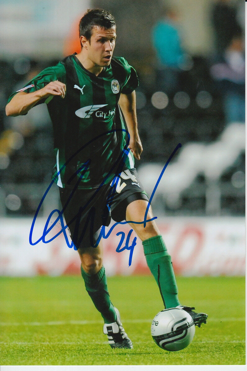 COVENTRY CITY HAND SIGNED RICHARD WOOD 6X4 Photo Poster painting 2.