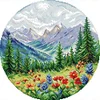 (Multi Style)Spring-Partial Embroidery 2 Strands 14CT Stamped Cross Stitch-33*33CM