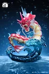 GK & 1/20 Scale World Zukan Hyper Beam Gyarados with LED - Pokemon Resin Statue - Amazing Museum Studio