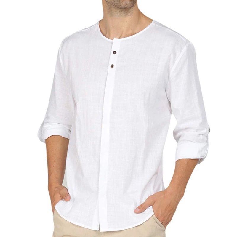 Men's casual linen shirts