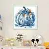 Halloween Pumpkin-11CT Stamped Cross Stitch 45*45cm/17.72*17.72in tapestrymarket