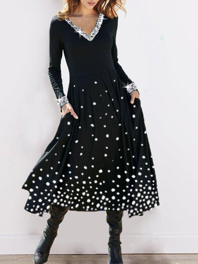Vintage Long Sleeves Dresses